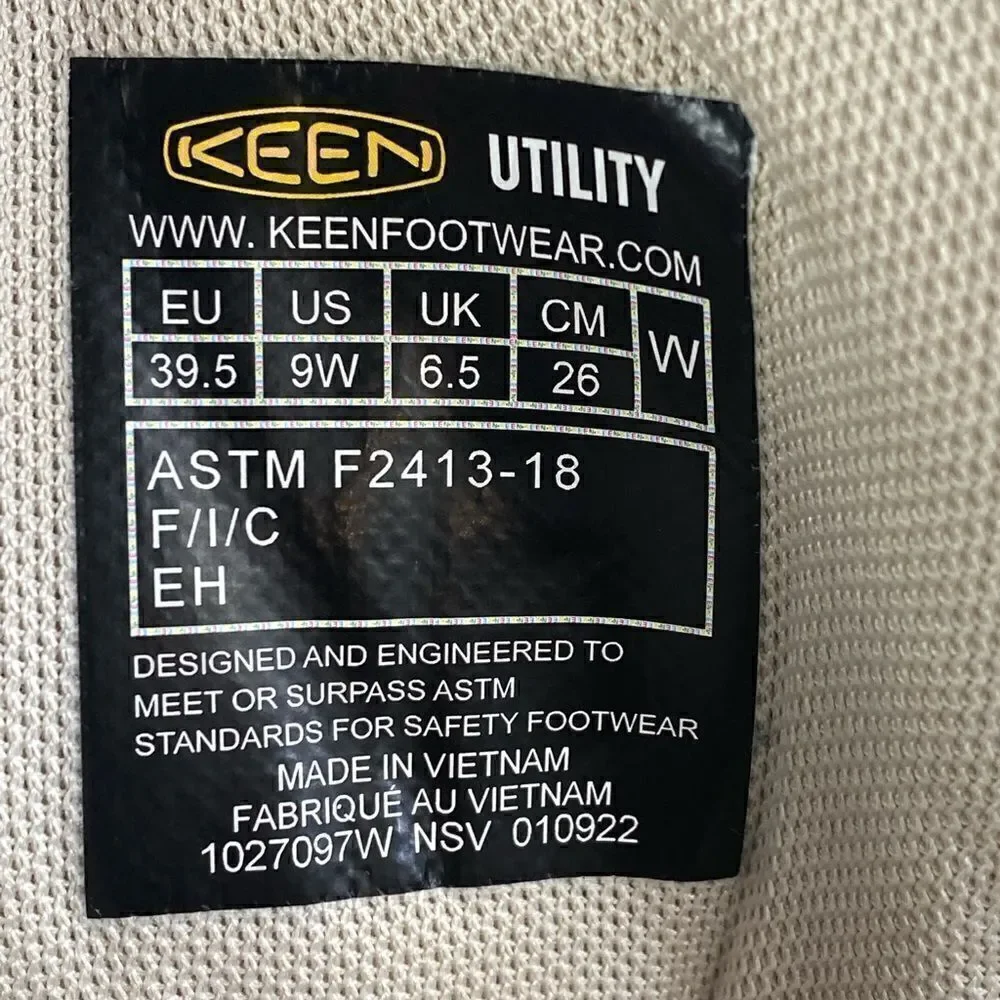 Keen Vista Energy Mid steel toe sneaker boot Women's Shoes size 9 wide